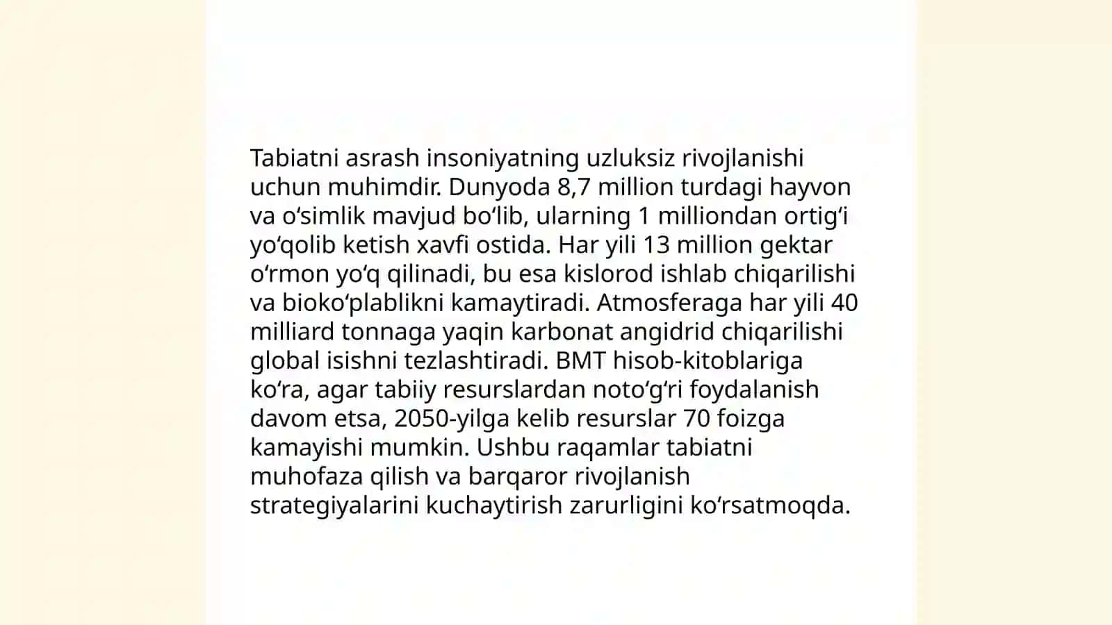 Tabiat bilan tanishtirish orqali maktabgacha ta'lim yoshidagi bolalarda ekologik madaniyatni rivojlantirish 4