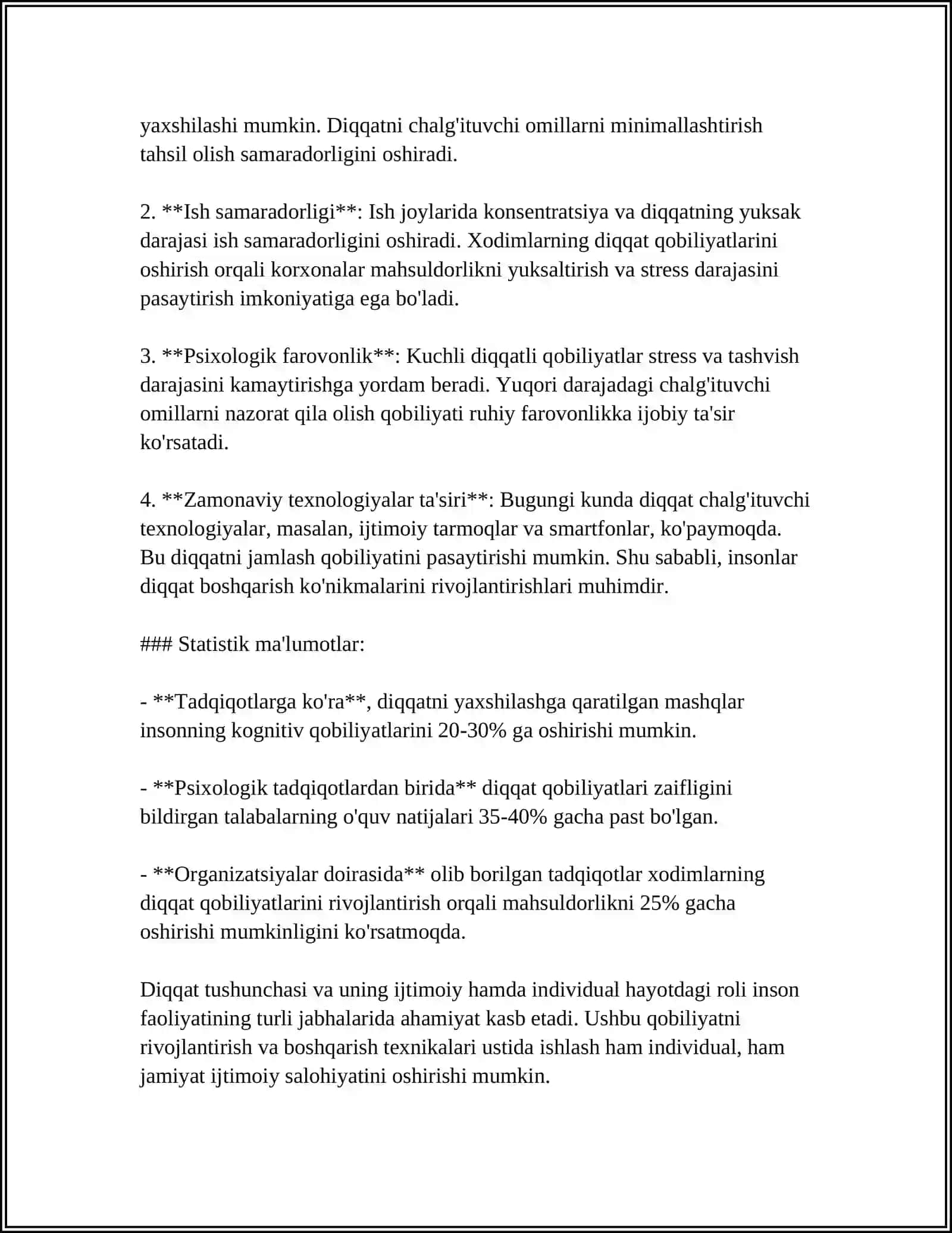 DIQQAT TURLARI VA UNING XUSUSIYATLARI 4