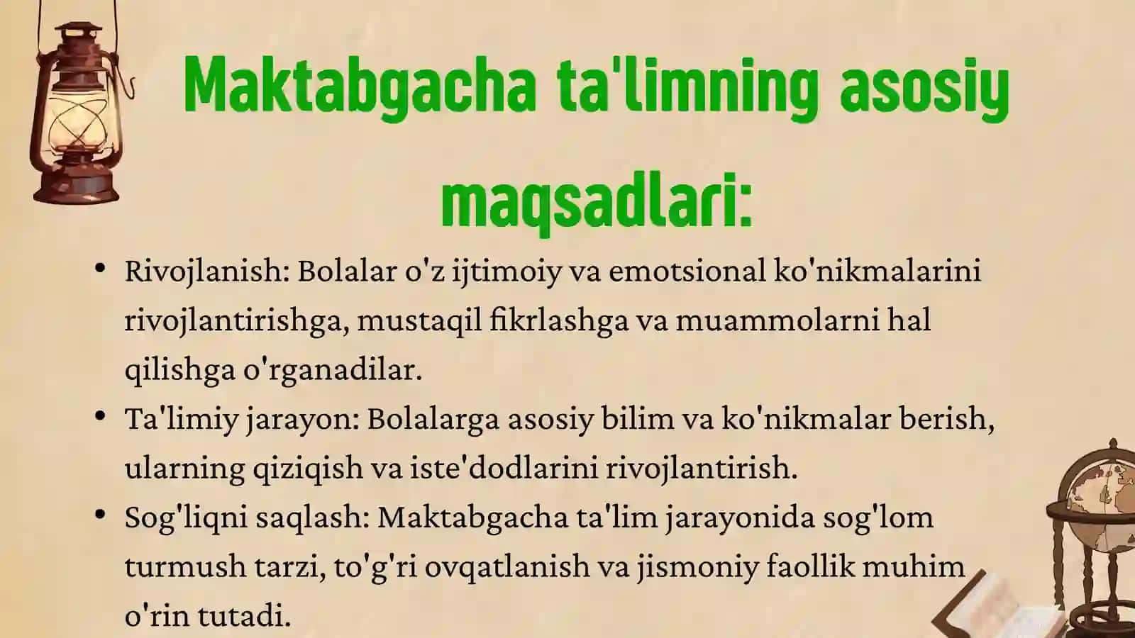 Maktabgacha ta'lim tizimini rivojlantirish tomoyillari va asosiy yo'nalishlari 4
