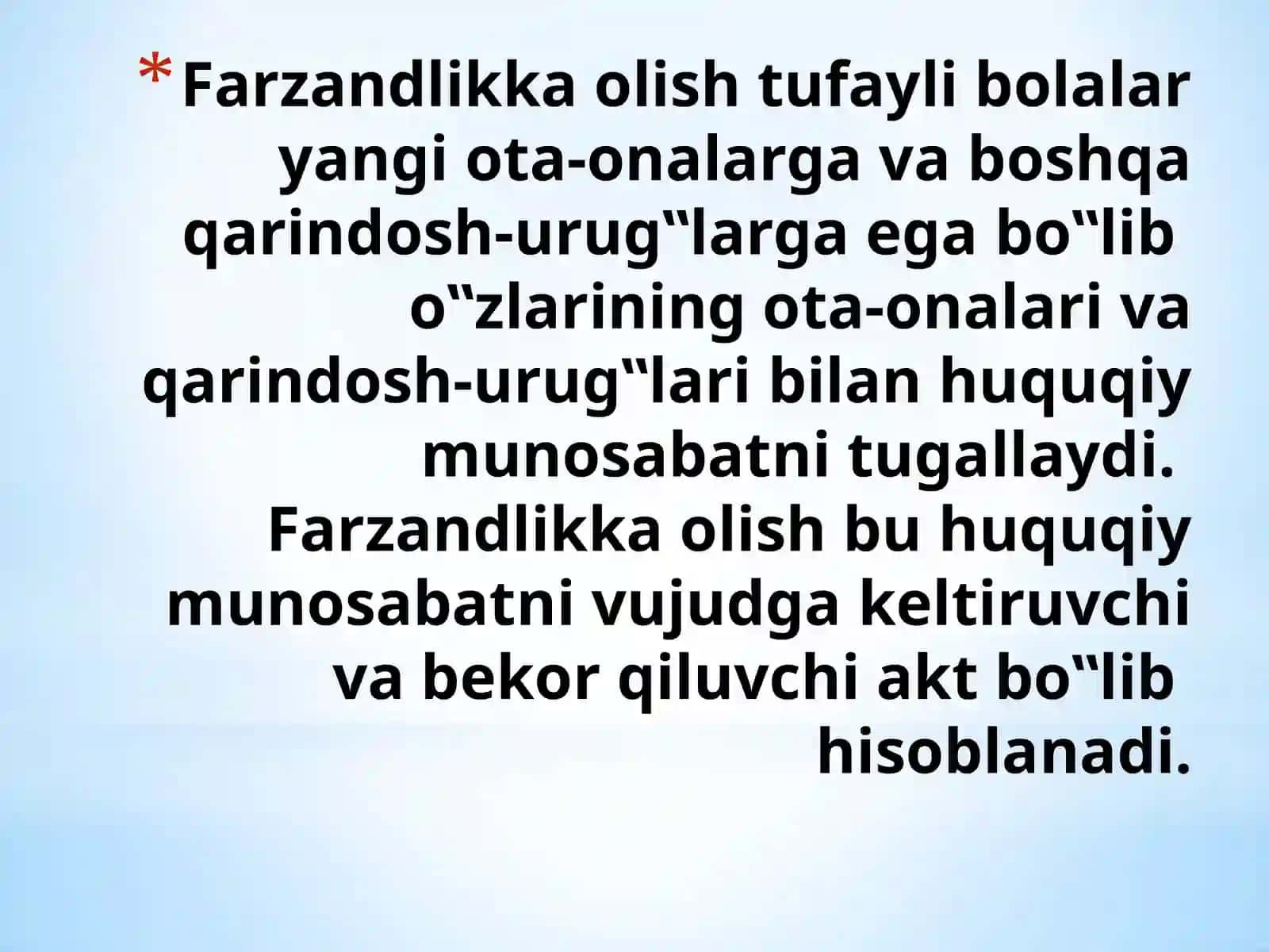 Yetimvaota-onaqarmog’isizqolganbolauchunbelgilangandavlatkafolatlari 4