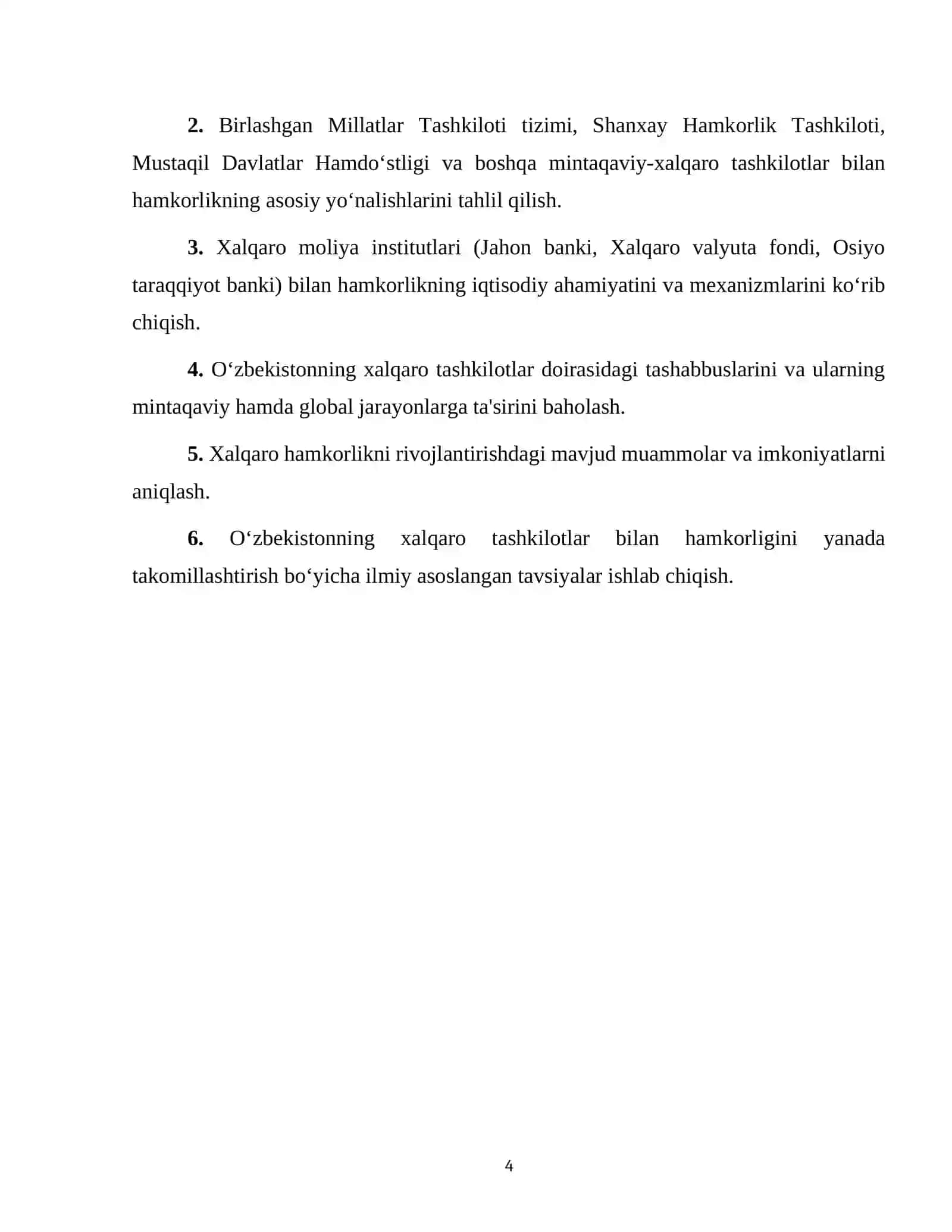 XALQARO HAMKORLIKDAGI MUAMMOLARI 4