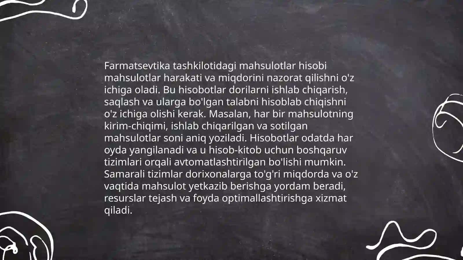 Dorixona va farmatsevtika tashkilotlari ishini tashkil etishda ish yuritish jarayonlariining ahamiyati 4
