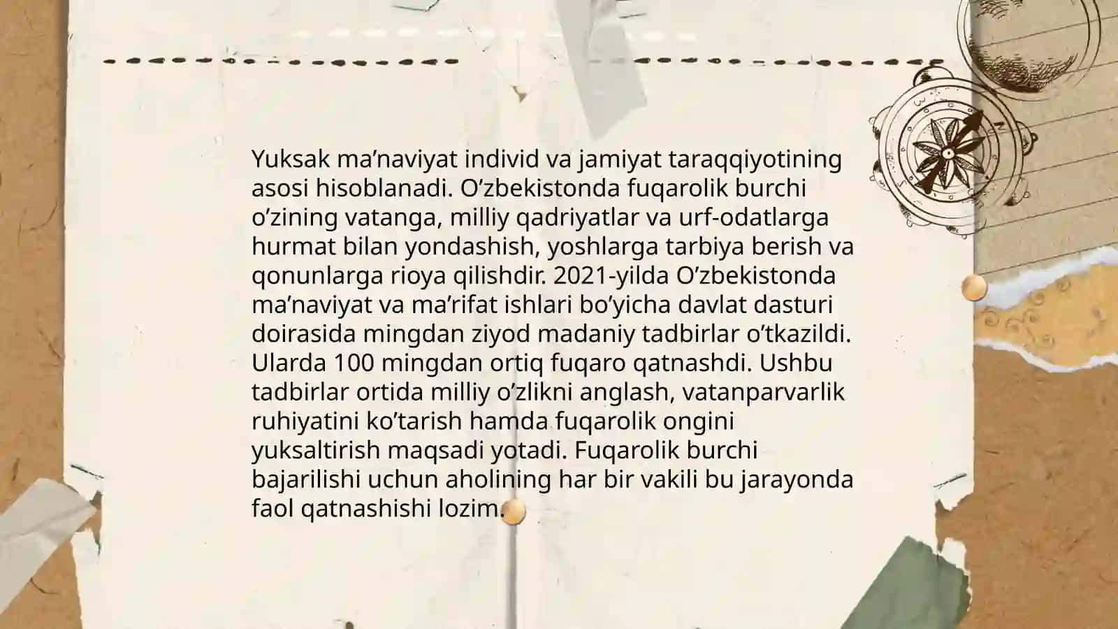 Fuqarolik tarbiyasi 4