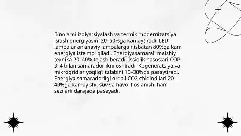 Qayta tiklanuvchi energiya manbalarining atrof-muhitga ta'siri 4