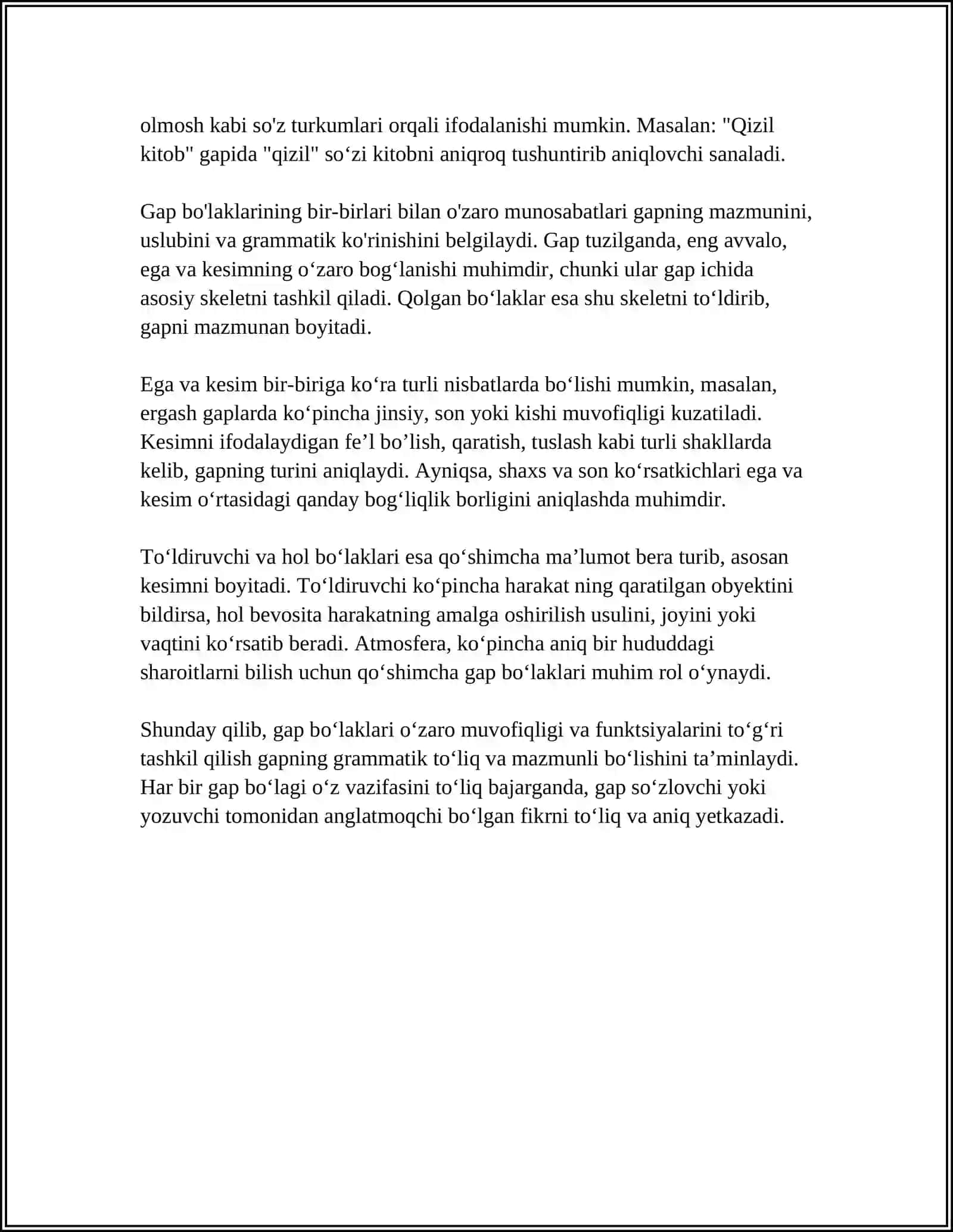 GAP BÓLAKLARINING USLUBIY XUSUSIYATLARI 4