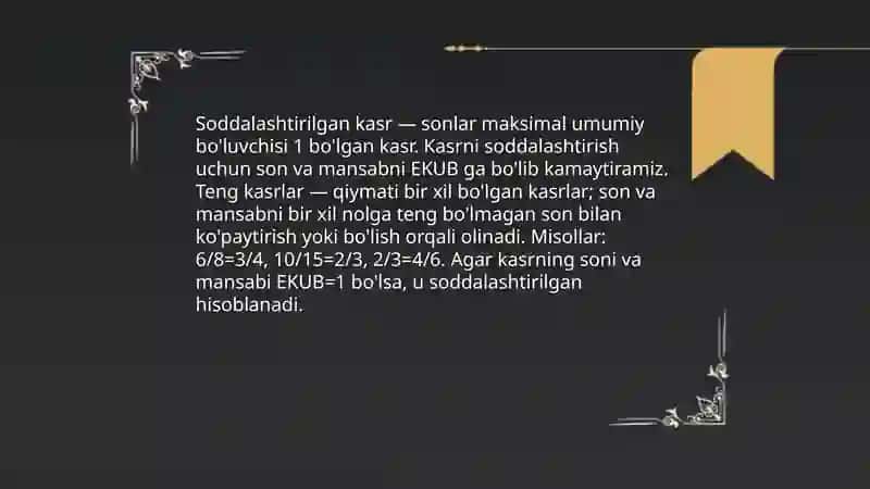 Ratsional sonlar 4