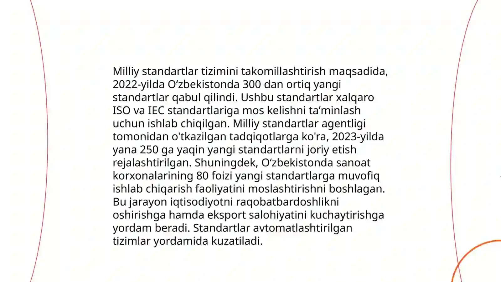 O'zbekiston raspublikasi iqtisodyot taraqiyotida standartlashtrishning samaradorligi 4
