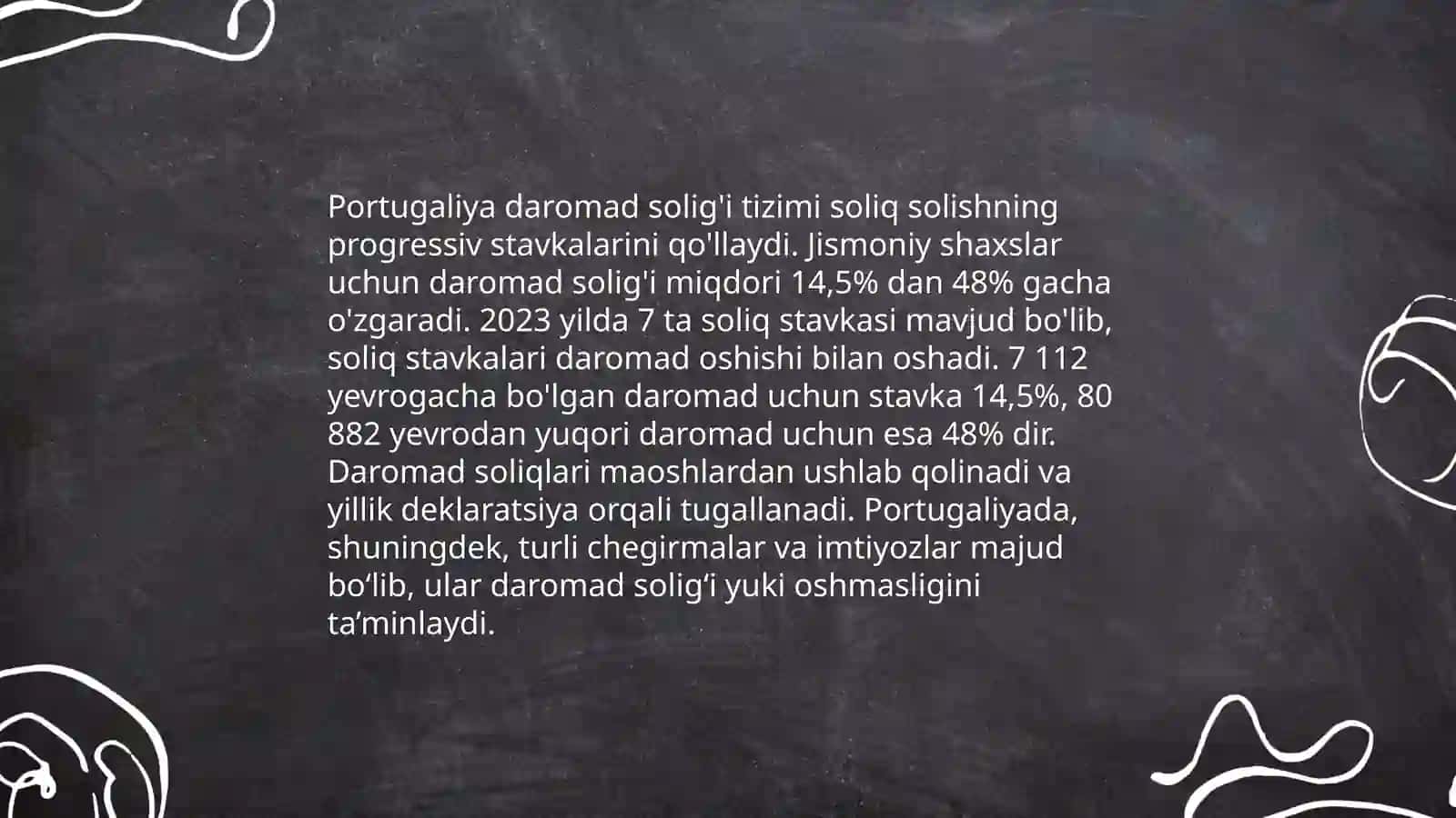 Portugaliya davlatni soliq tizimi 4