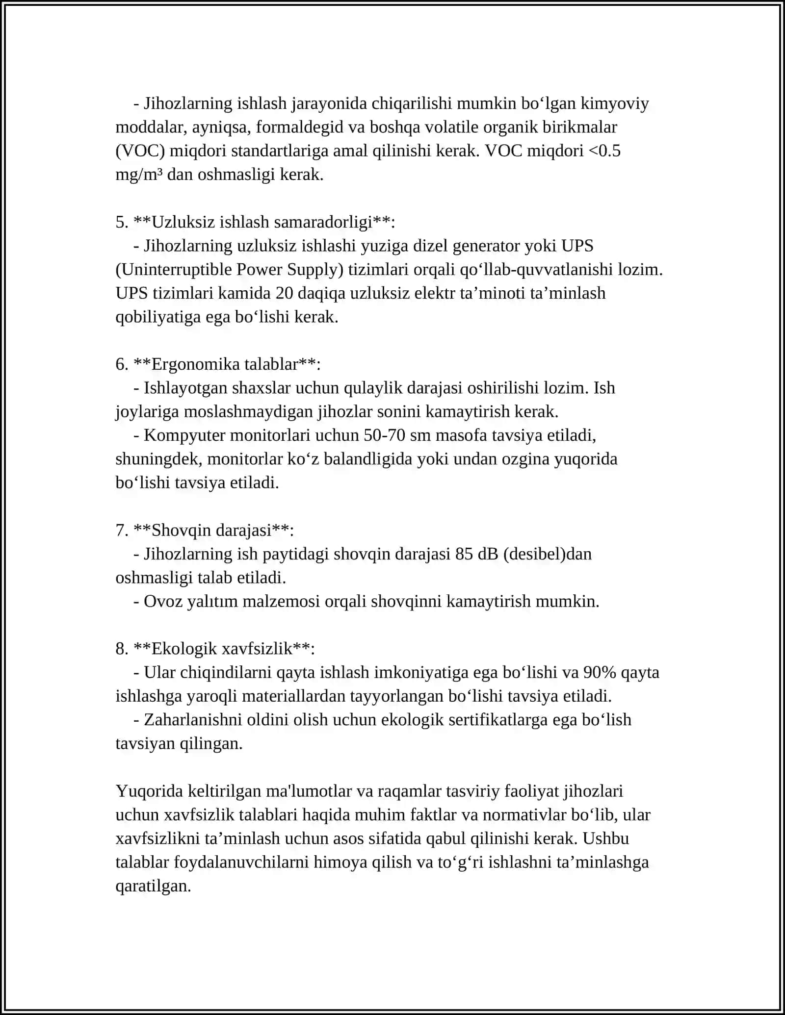 MAKTABGACHA TA’LIM TASHKILOTLARIDA TASVIRIY FAOLIYAT MASHG‘ULOTLARI JIHOZLARIGA QO‘YILGAN TALABLAR 4