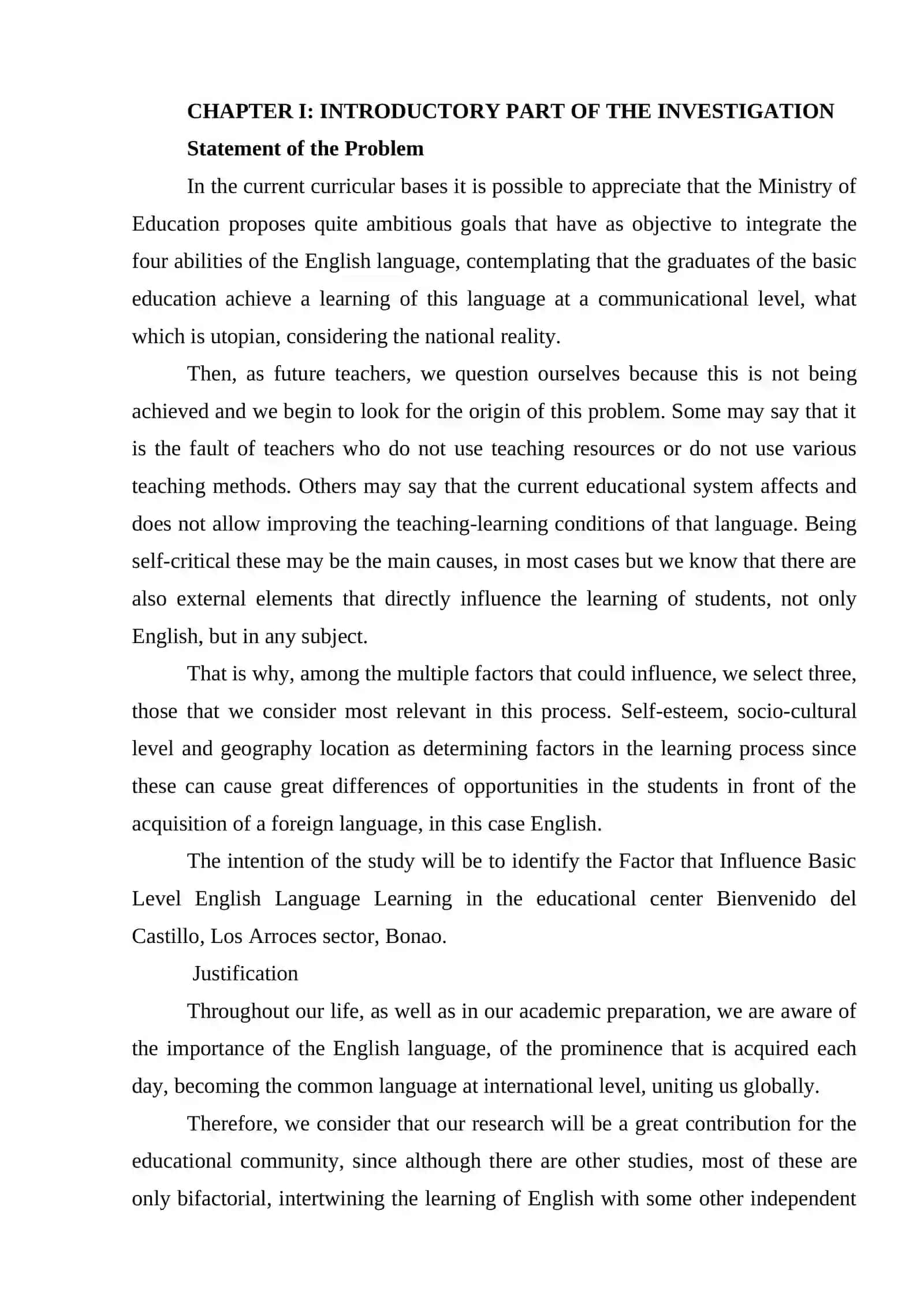 FACTORS INFLUENCING FOREIGN LANGUAGE LEARNING 4