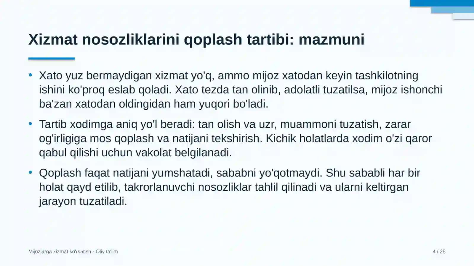 ekologik monitoring laboratoriyalarida xizmat nosozliklarini qoplash tartibini joriy etish 9554 4