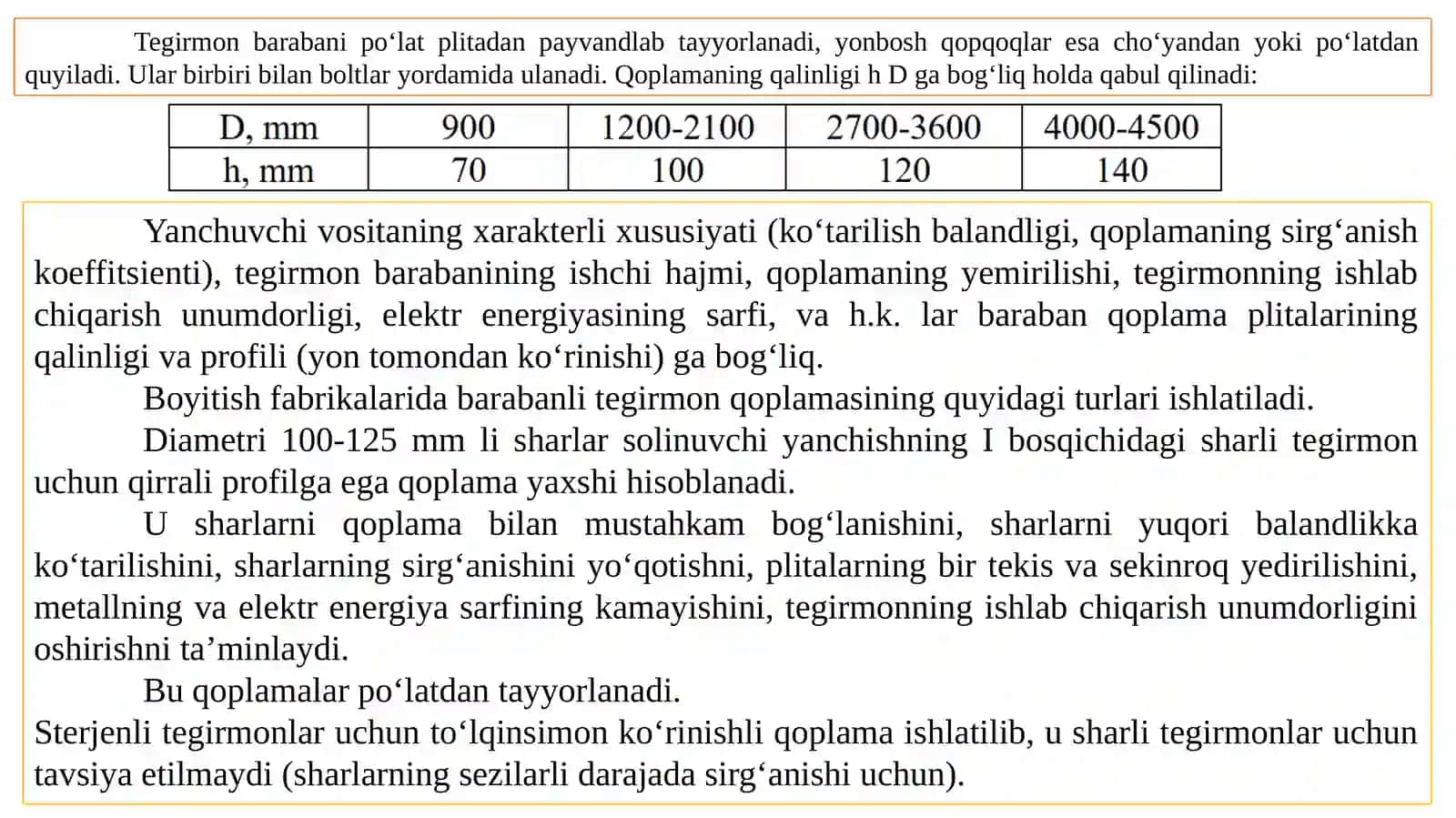 5-MA’RUZA.SHARLI VA STERJENLI TEGIRMONLARNING TUZILISHI VA ISHLASH PRINSIPI 4