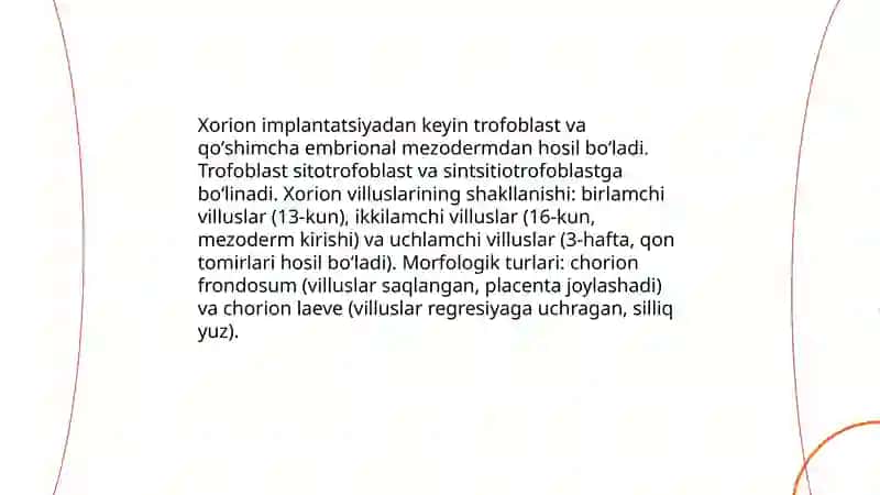 Yoʻldoshning rivojlanishi 4