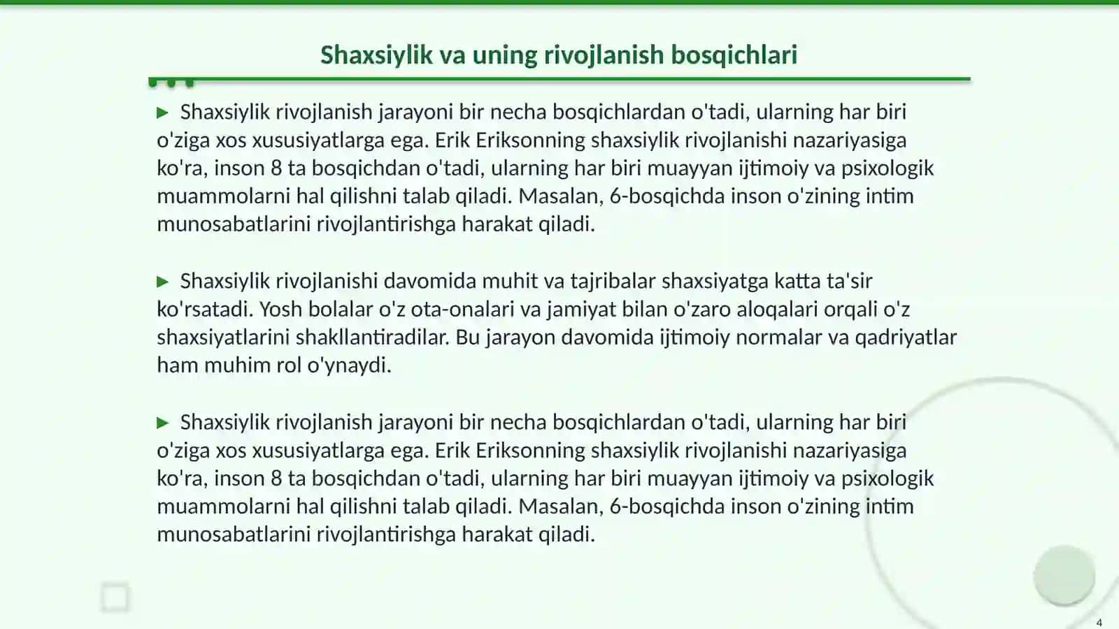 Shaxs psixologiyasi 4