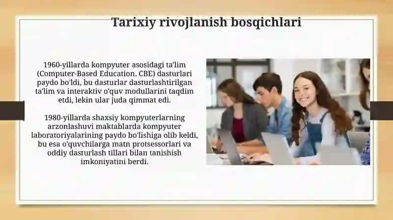 Ta'limda Axborot Texnologiyalarining Tutgan O'rni 4