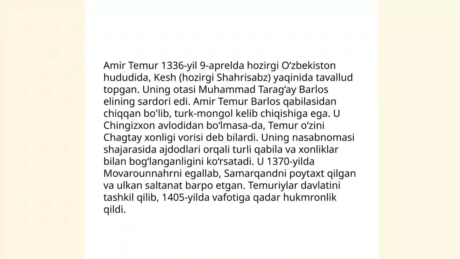 Amir Temur tarixi 4