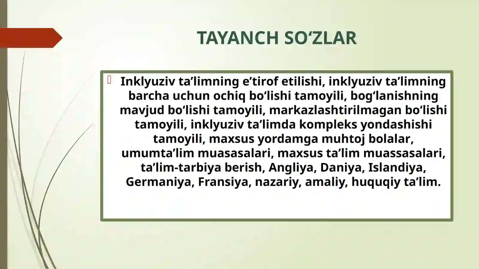 Inklyuziv ta’limning tamoyillari va bosqichlar 4
