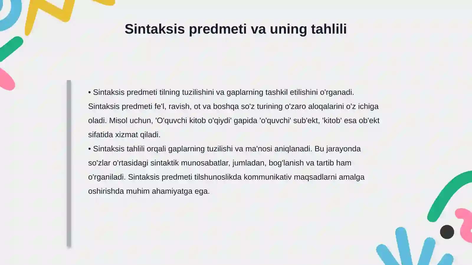 Fe’l va ravisharning semantik tasnifi 4