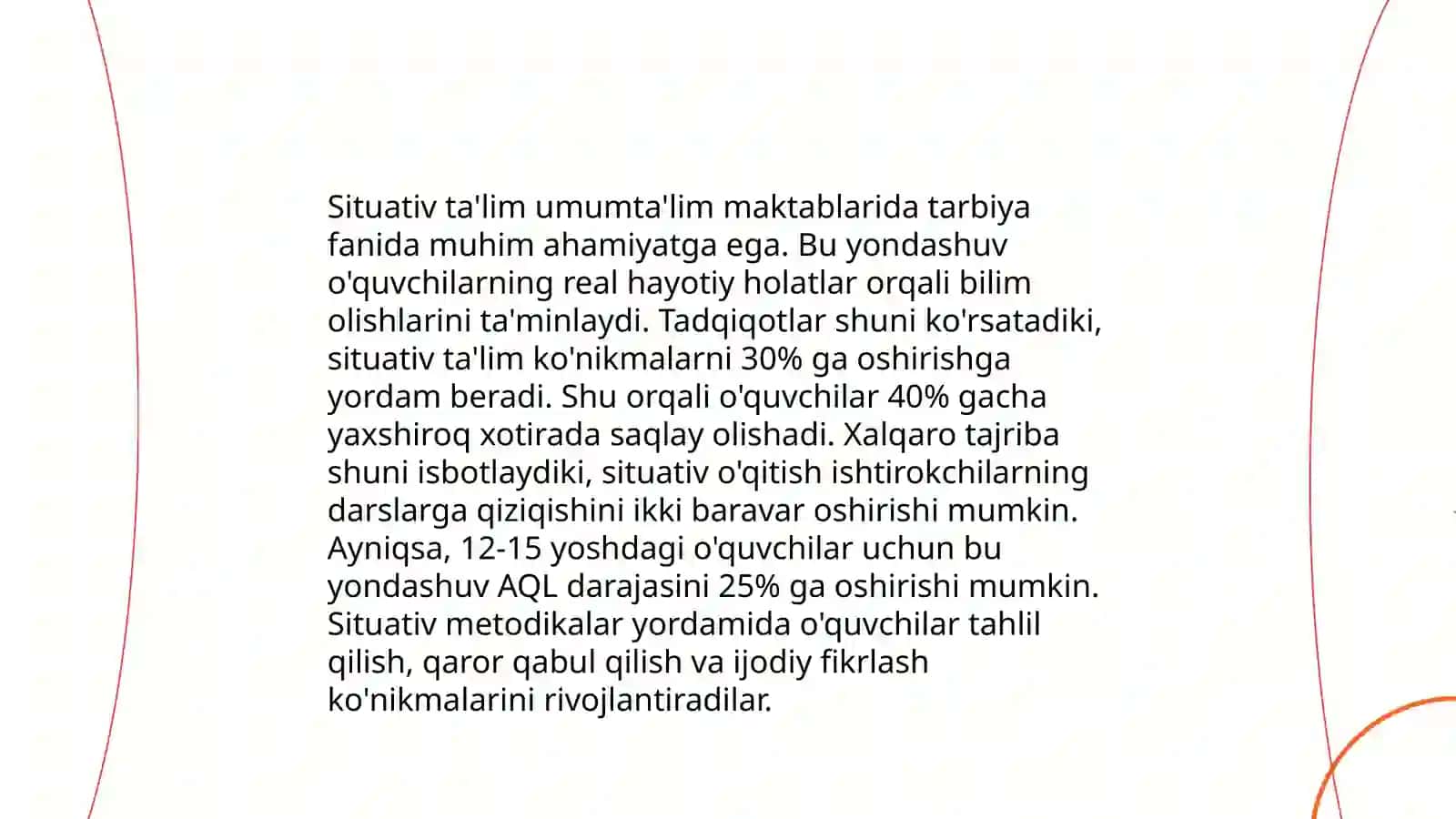 Situativ ta'limning maqsad va vazifalari 4