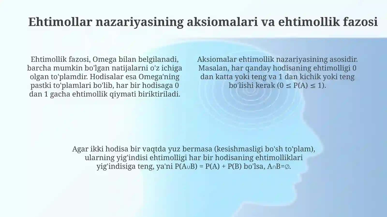 Ehtimollarnazariyasipredmeti.Qisqachatarixiyma’lumotlar 4