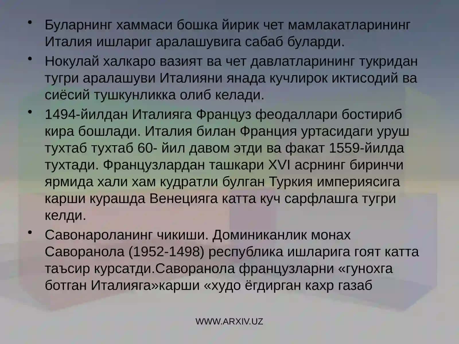 XVII-XVIII asrlarda italiya 4