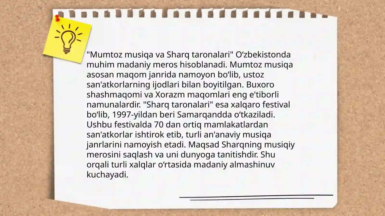 Sharq taronalari festivalining kelib chiqishi 4