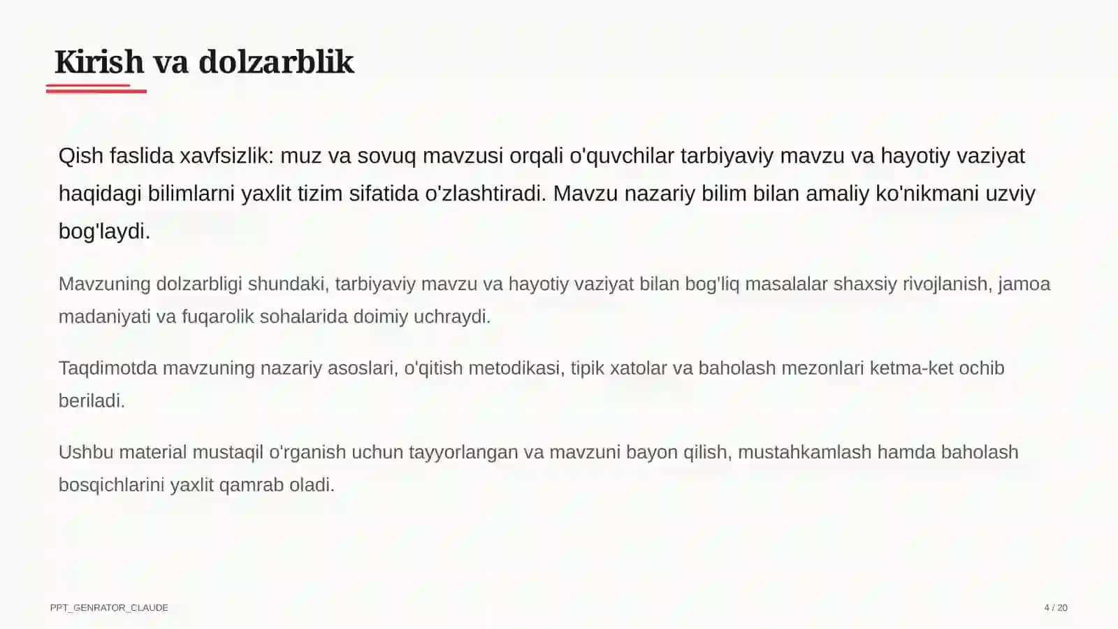Qish faslida xavfsizlik: muz va sovuq 4