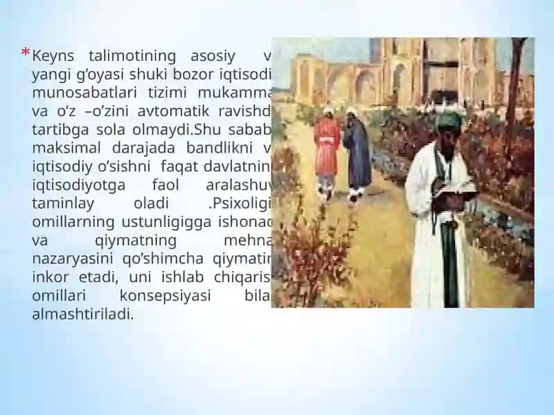 Jon Meynard Keyns ta’limoti va keynschilik 4