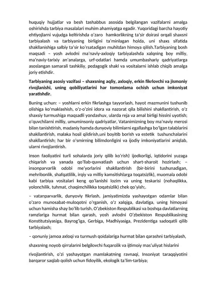Tarbiyaviy ishlar metodikasi 4