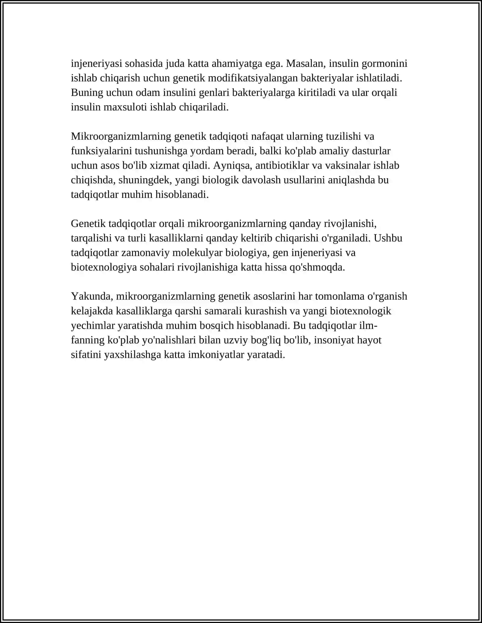 MIKROORGANIZMLAR GENETIKASI 4