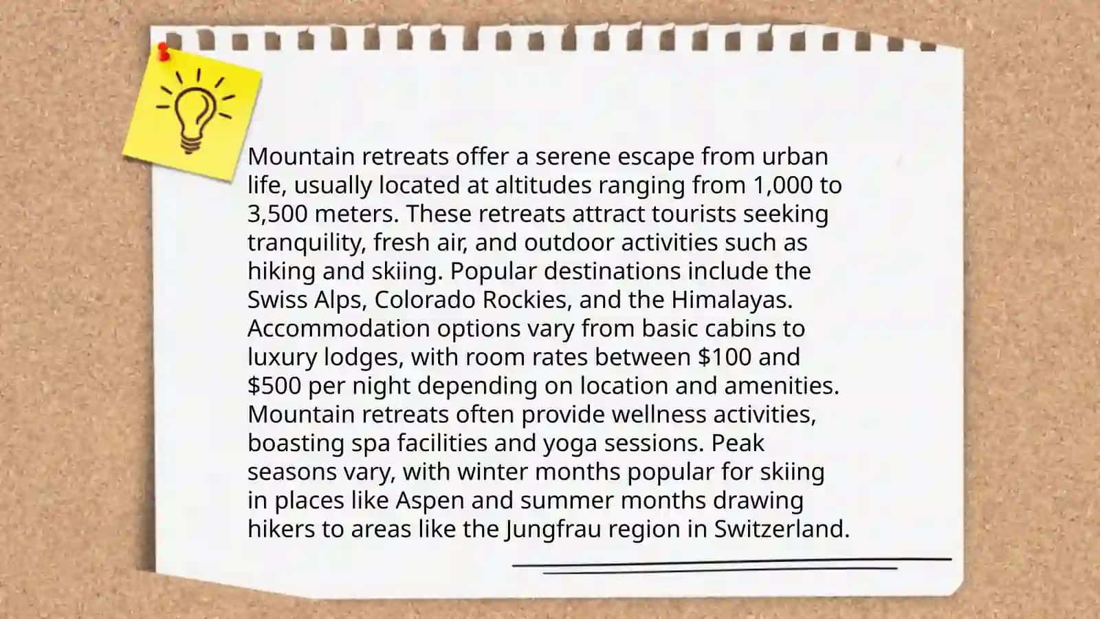 Great getaways 4