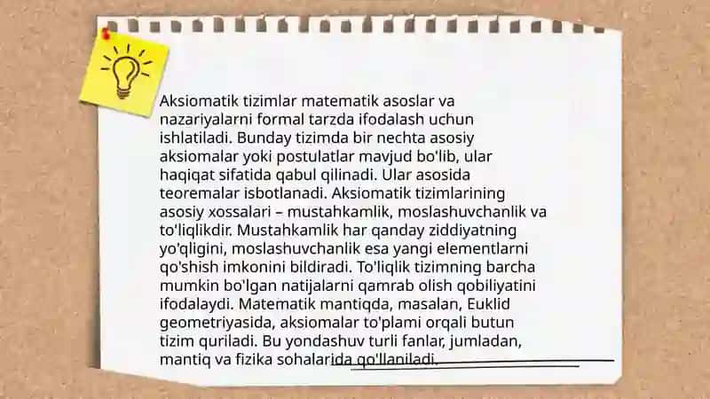 Nomanfiy butun sonlar to‘plami aksiomatik asosda qurish 4