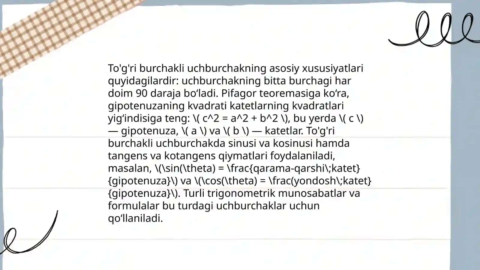 Pifagor teoremasi 4