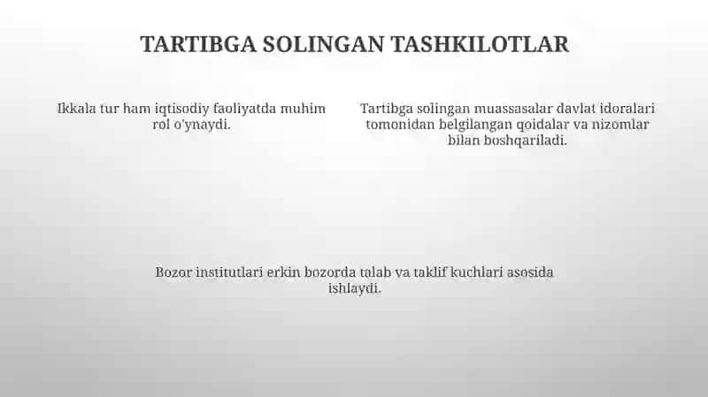 Rejali iqtisodyot instuti va bozor instuti 4