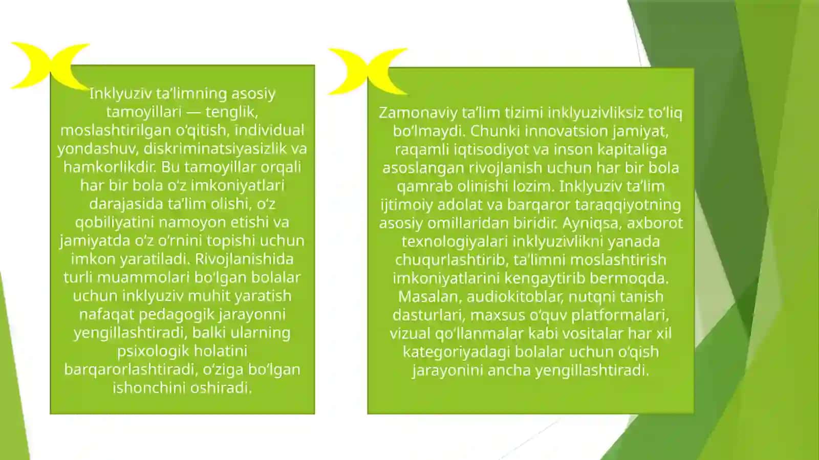 Inklyuziv talimning amaliyot g'ajiriyatish algoritmlari 4