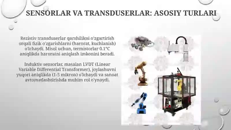 Mexatronikada Qo'llaniladigan O'lchov Vositalari 4