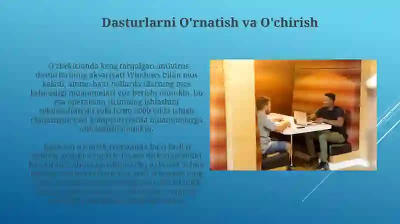 Windows operatsion tizimida ishlash asoslari 4
