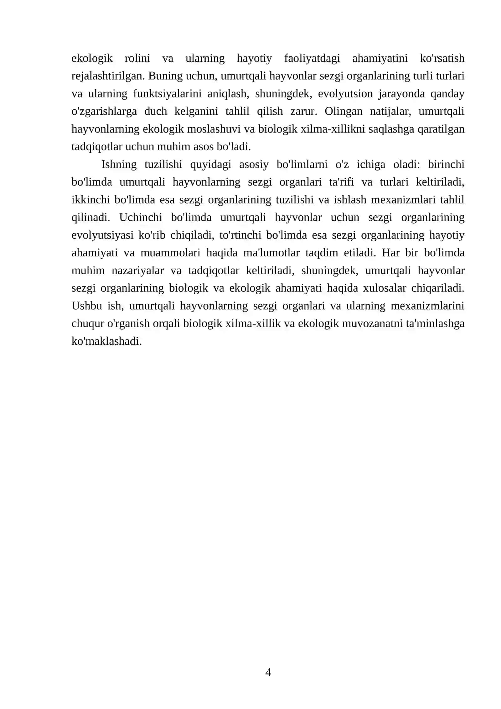 Umurtqali hayvonlar sezgi organlari (sensor qabul qilish) mexanizmlari 4