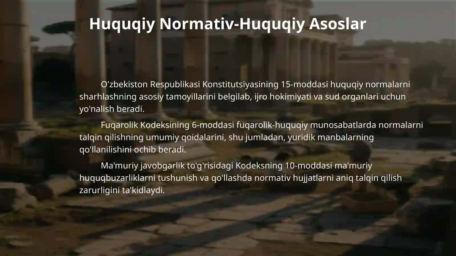 Huquqni sharxlash tushunchasi va usullari 4