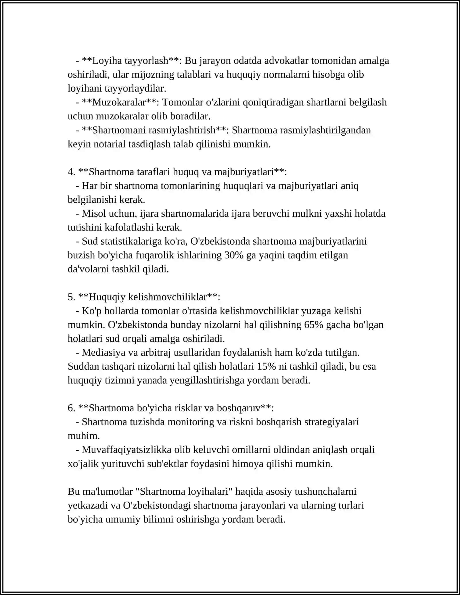 ISH YURITISH HUJJATLARIDAN NAMUNALAR TAYYORLASH 4
