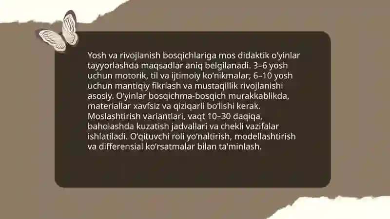 Didaktik o'yunlar 4
