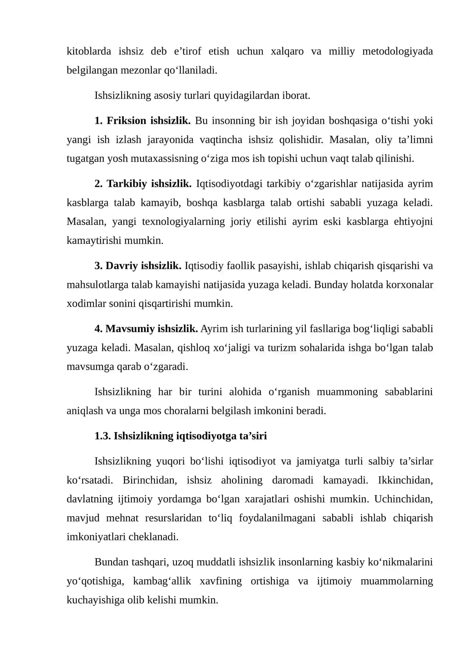 ISHSIZLIK DARAJASI VA MEHNAT BOZORI KO‘RSATKICHLARINI STATISTIK TAHLIL QILISH 4
