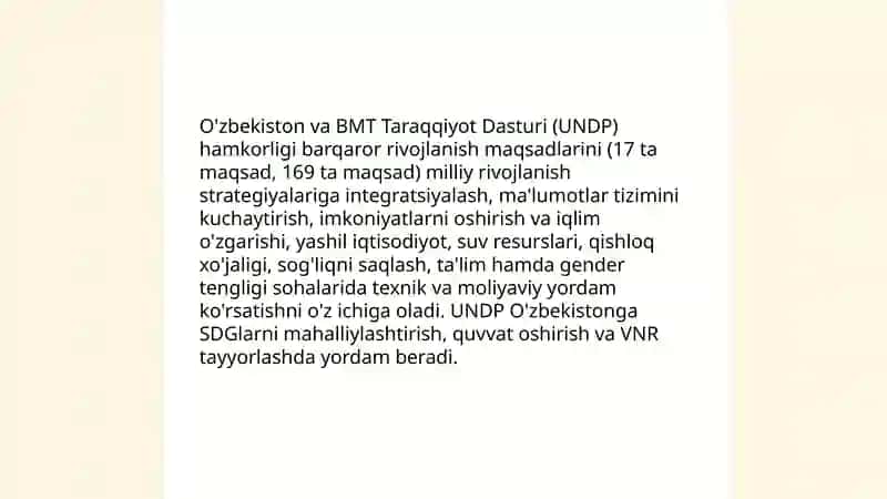 O'zbekiston va BMT: siyosiy va iqtisodiy hamkorlik 4