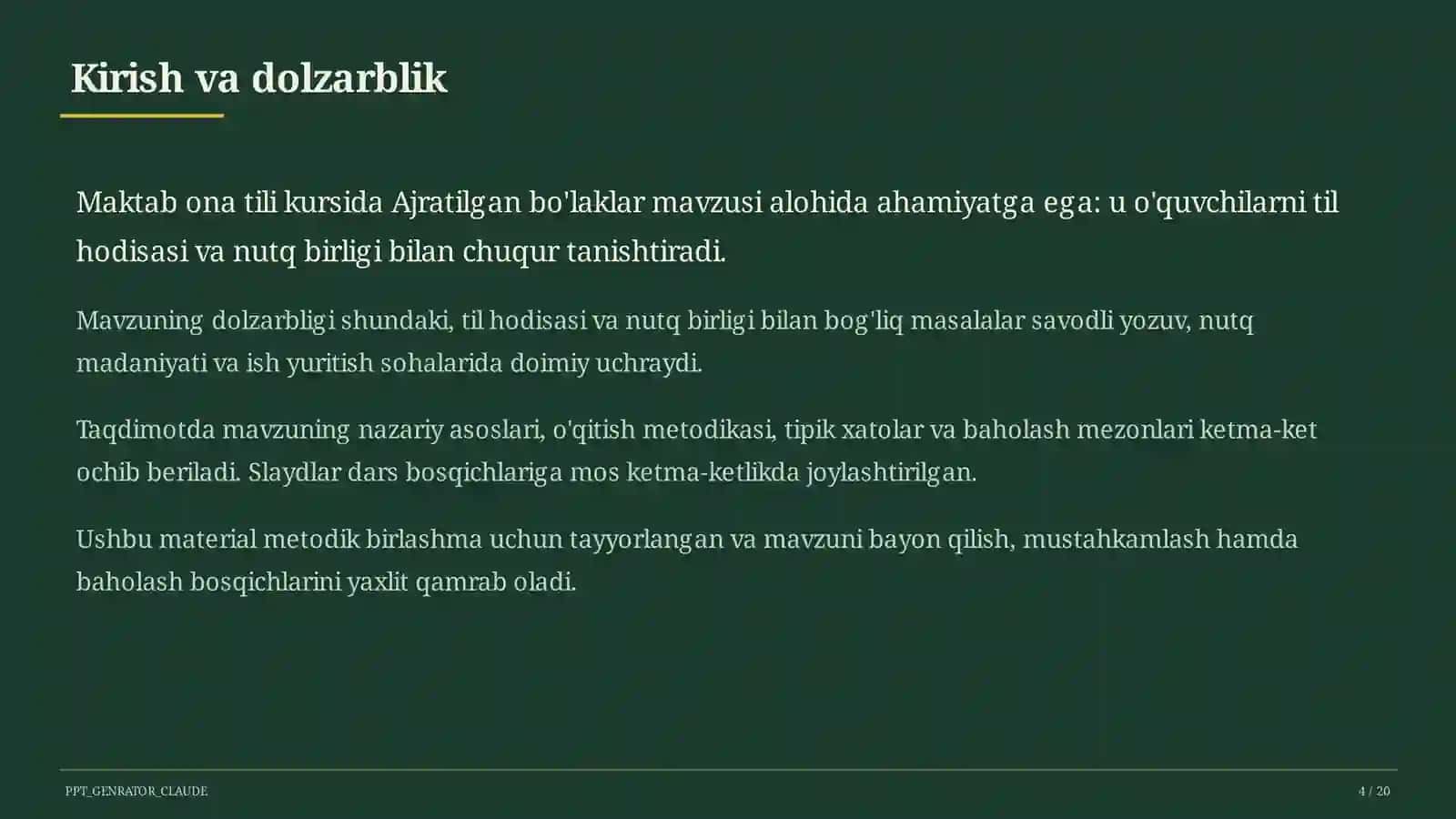 Ajratilgan bo'laklar (8-sinf) 4