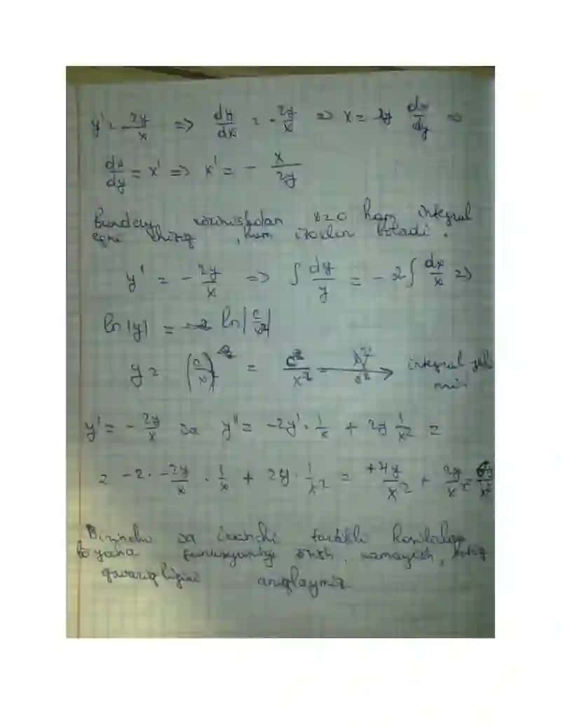 DIFFERENTIAL EQUATIONS 4