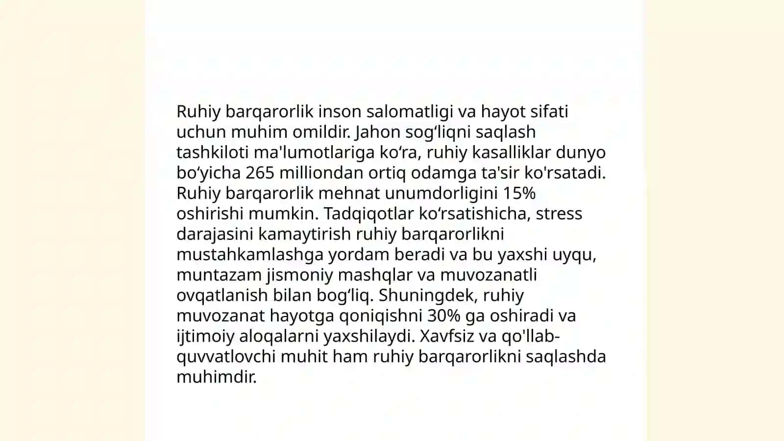 Stressni boshqarish va ruhiy barqarorlik omillari 4