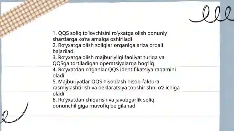 Qoʻshilgan qiymat soligʻi soliq toʻlovchilar va soliq solish obyekti 4