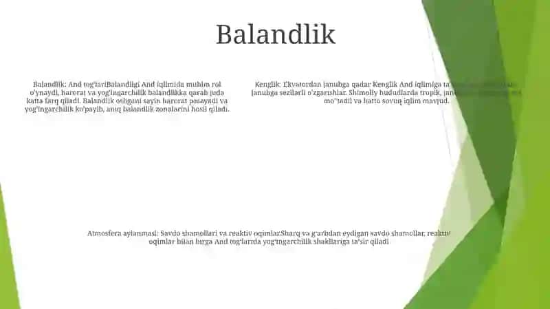 Janubiy Amerikaning Iqlim Hosil Qiluvchi Omillari 4
