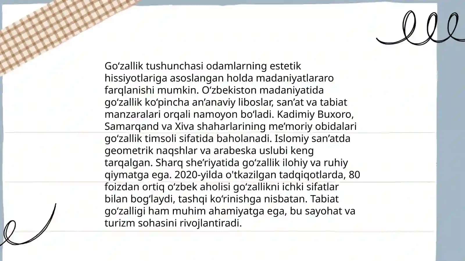 Falsafa fanida Estetika 4