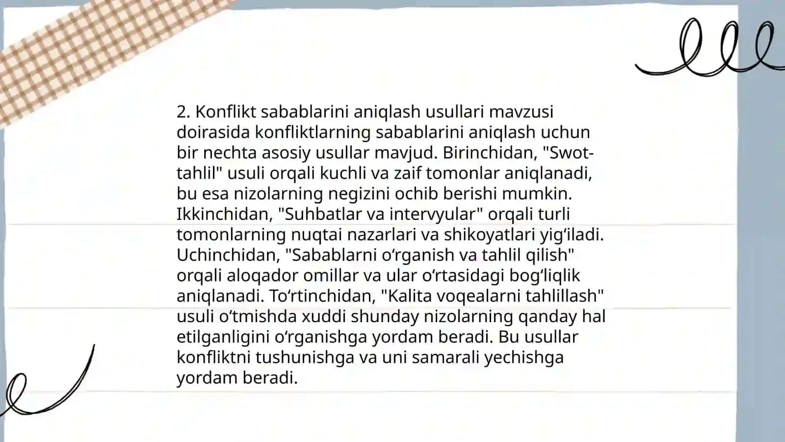 Konfliktlarni bartaraf etish,,men tasdiqlar " (men murojaat) usuli" 4